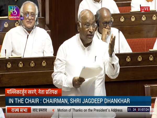 Kharge targets PM Modi in Rajya Sabha, raises paper spill, resistance captures