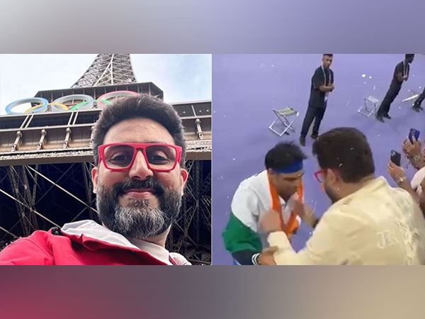 Abhishek Bachchan shared a video from the Paris Olympics, describing Neeraj Chopra's victory as the 