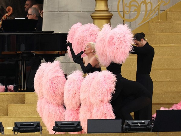 Lady Gaga performs at 2024 Paris Olympics opening program