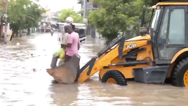 Bengaluru rains: JCB comes to the rescue as roads turn into rivers after overnight deluge | Watch