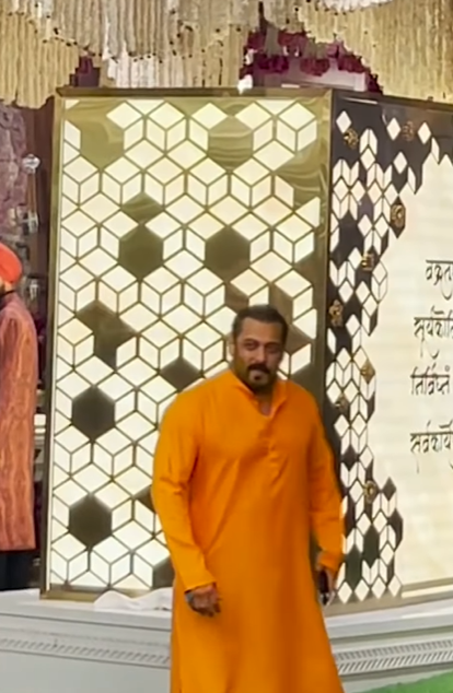 Salman Khan adds fabulousness to Anant Ambani, Radhika Shipper's haldi service at Antilia
