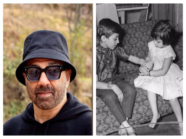 Raksha Bandhan 2024: Sunny Deol posts an adorable childhood photo with his sister.